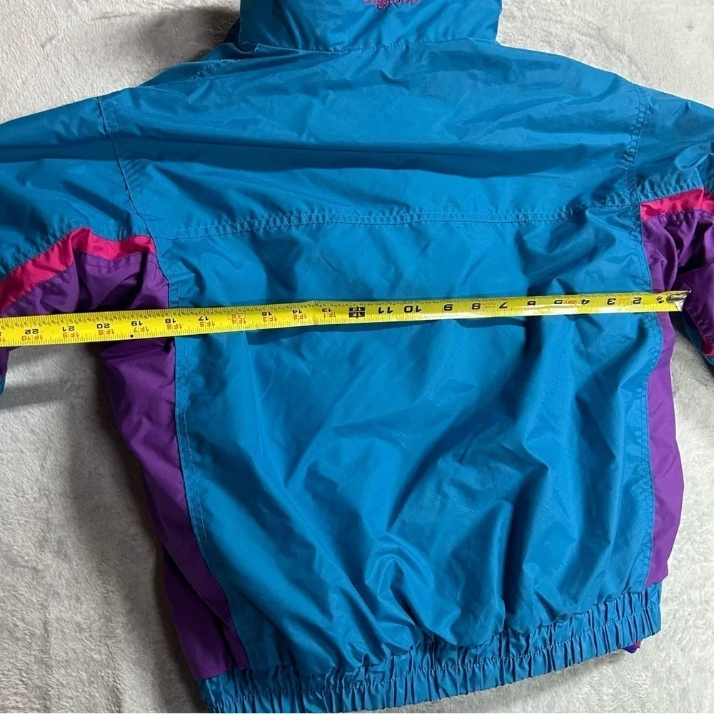 VTG 90’s Columbia Bugaboo 3 In 1 Teal, Pink Ski Jacket Fleece Youth, 14-16